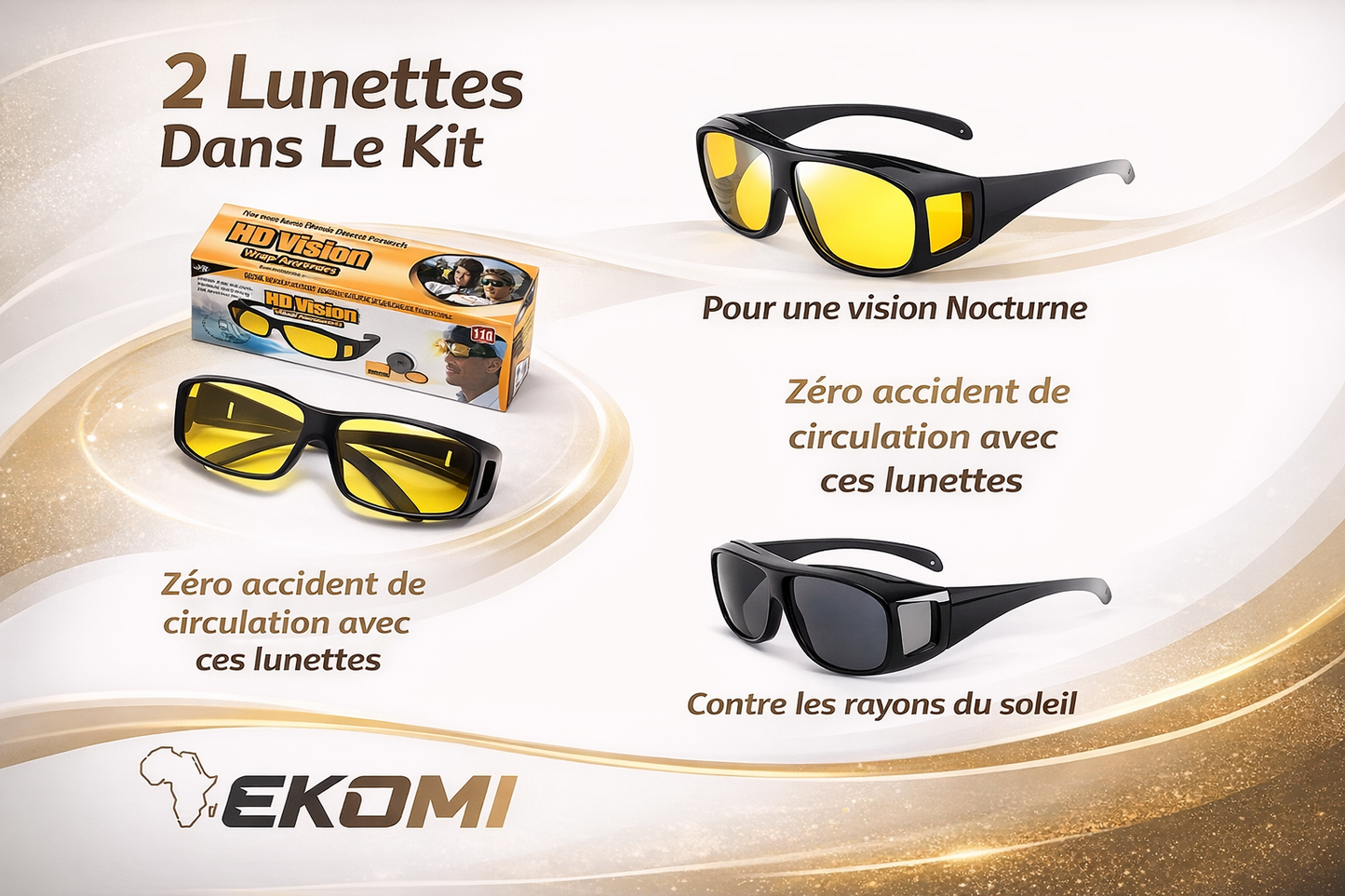 Lunettes HD Visions Nocturne