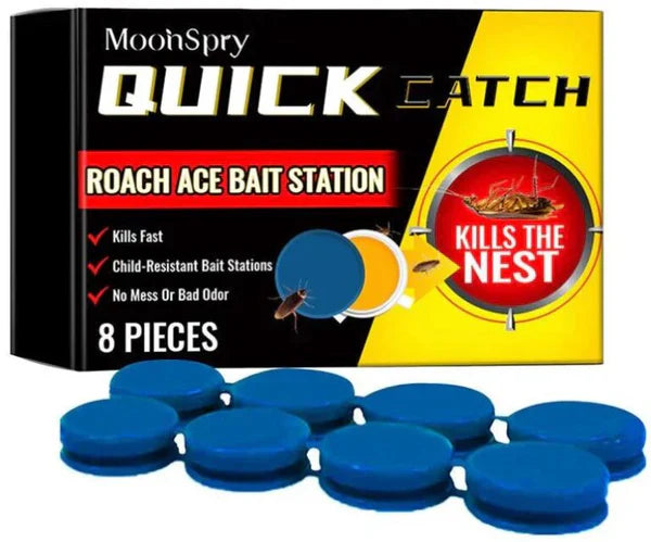 🪳❌Station d’appât Quickatch™ : Dites Adieu aux Cafards pour de Bon ! 🪳❌