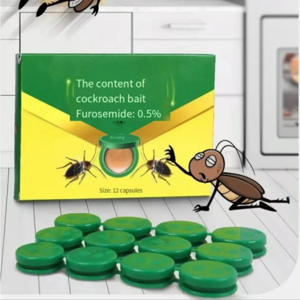 📢🔥Promo spécial fin d'année 🎁 Piège anti-cafards Ultra-Efficace (12 pièces)