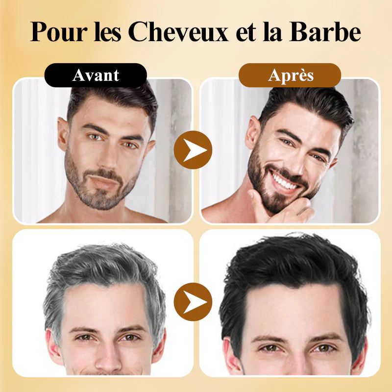 Shampooing anti cheveux gris 3-en-1