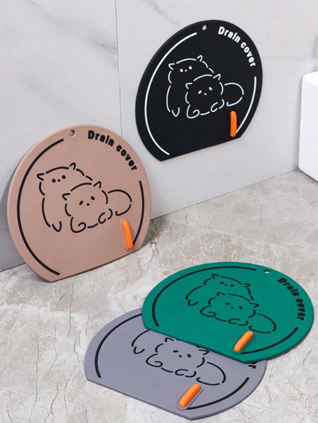 Couvercles de drain en silicone 15,5x14 cm ( pack de 3)