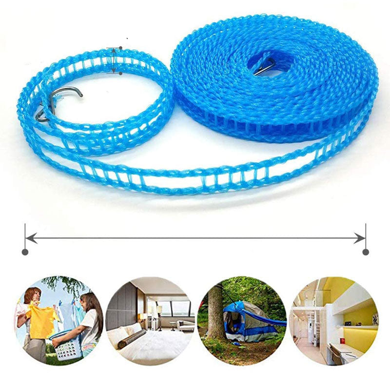 5M Corde Suspendue Pour Sécher Les Vêtements lot de 3 piéces