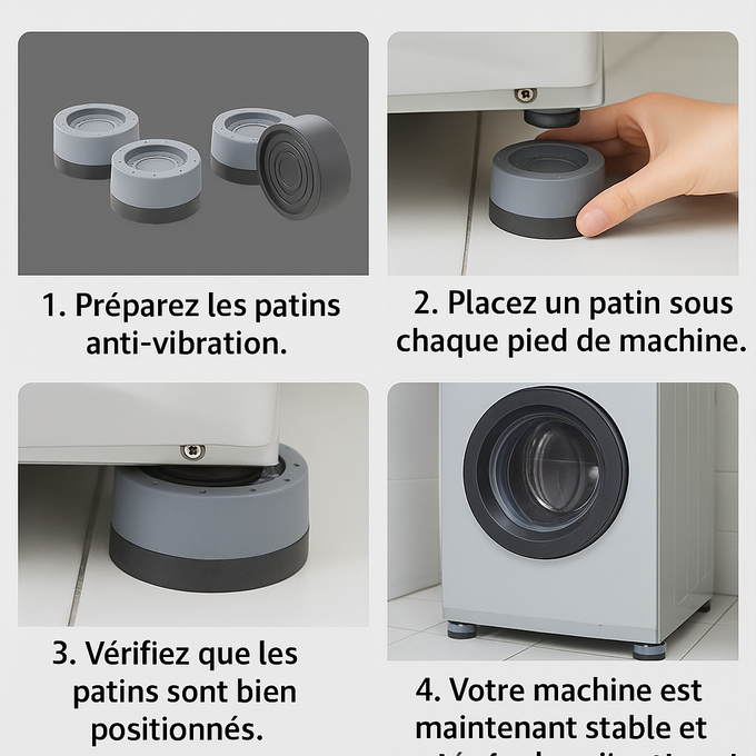 Support Anti-Vibration pour Machine à laver,