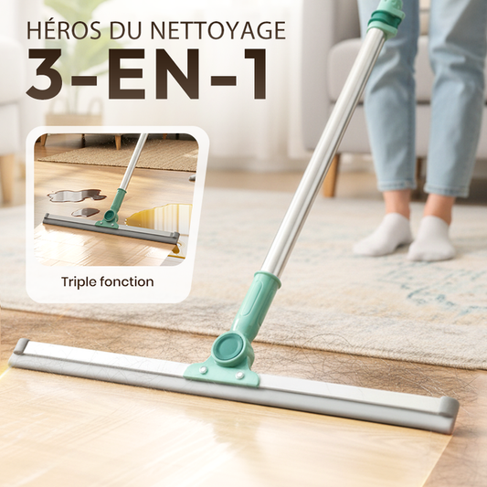 Balai racleur de sol multifonctionnel en silicone 💧✨